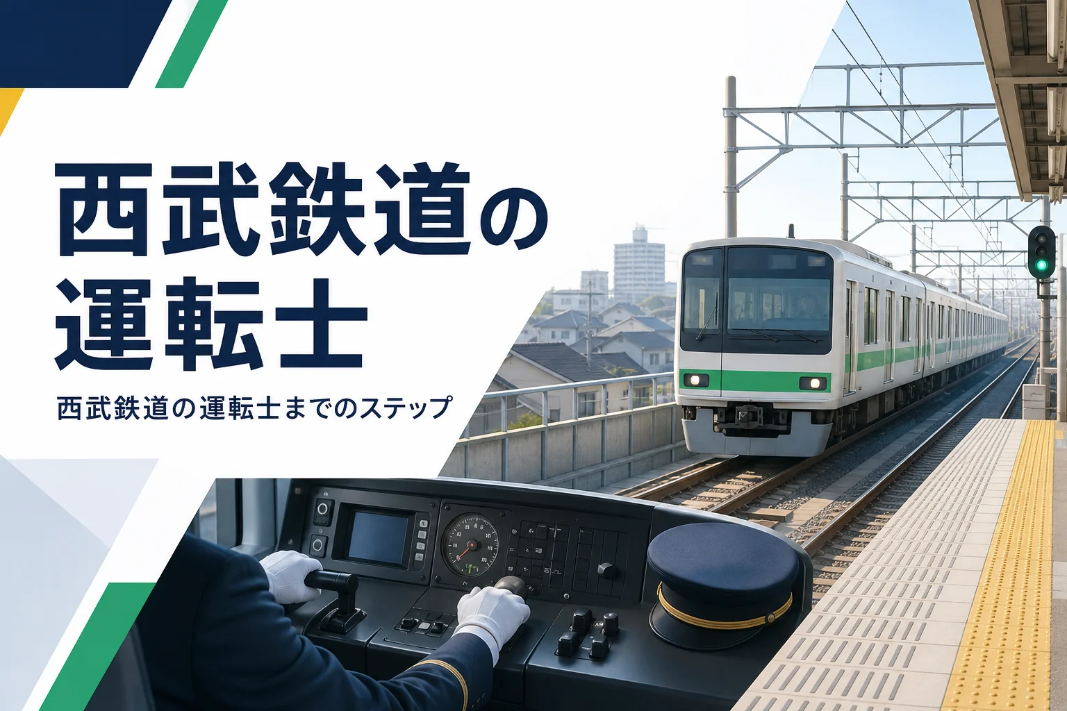 西武鉄道の運転士になるための採用区分とキャリアステップを解説する記事のアイキャッチ